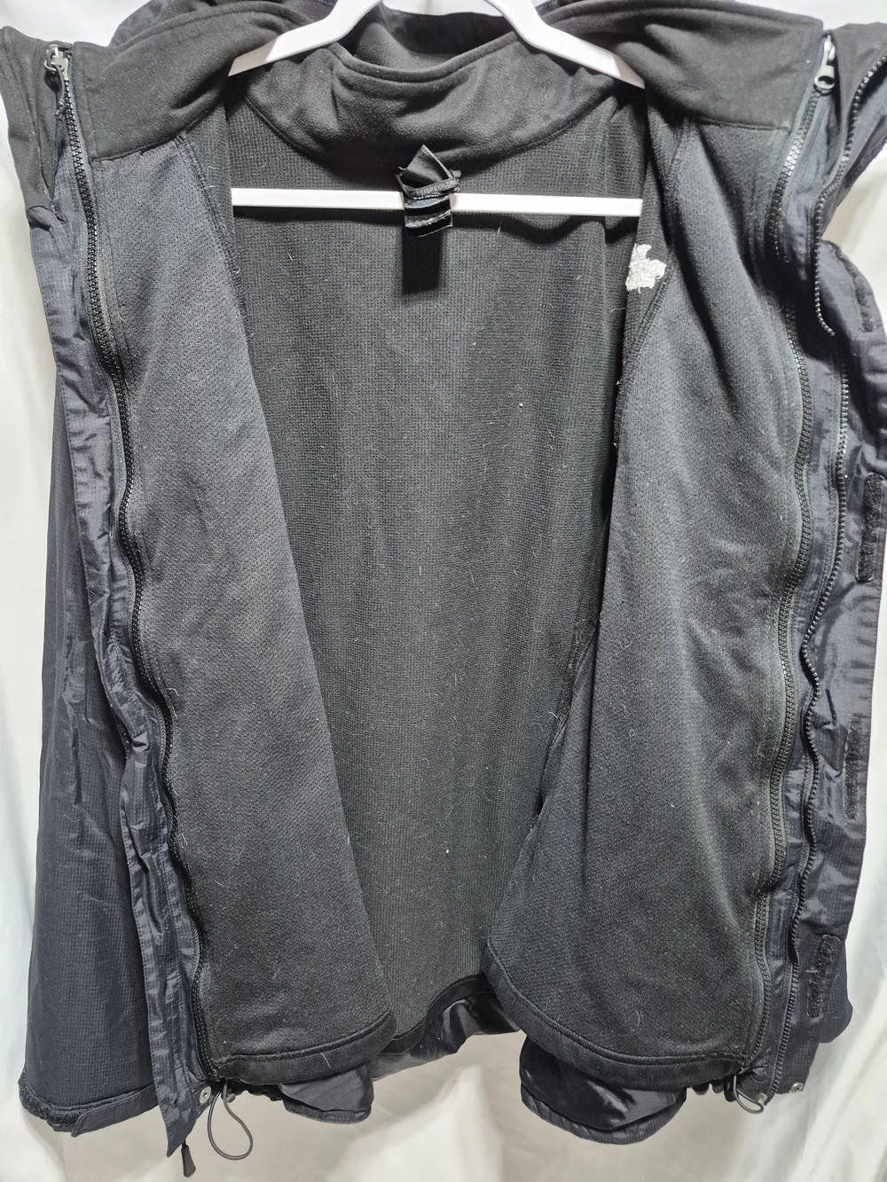 The North Face HyVent 2-in-1 Jacket XXL Black Zip Out Liner Hooded
